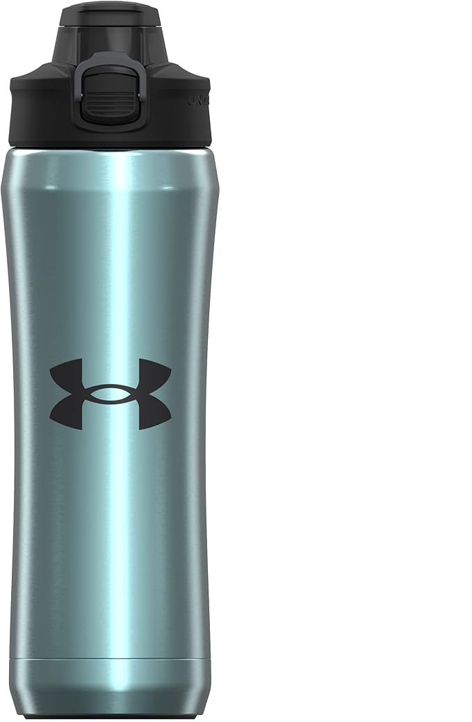 Under Armour 18oz Beyond Stainless Steel Water Bottle, Vacuum Insulated, Self Draining Protective Cap, Leak Proof, For Kids & Adults, All Sports, Gym