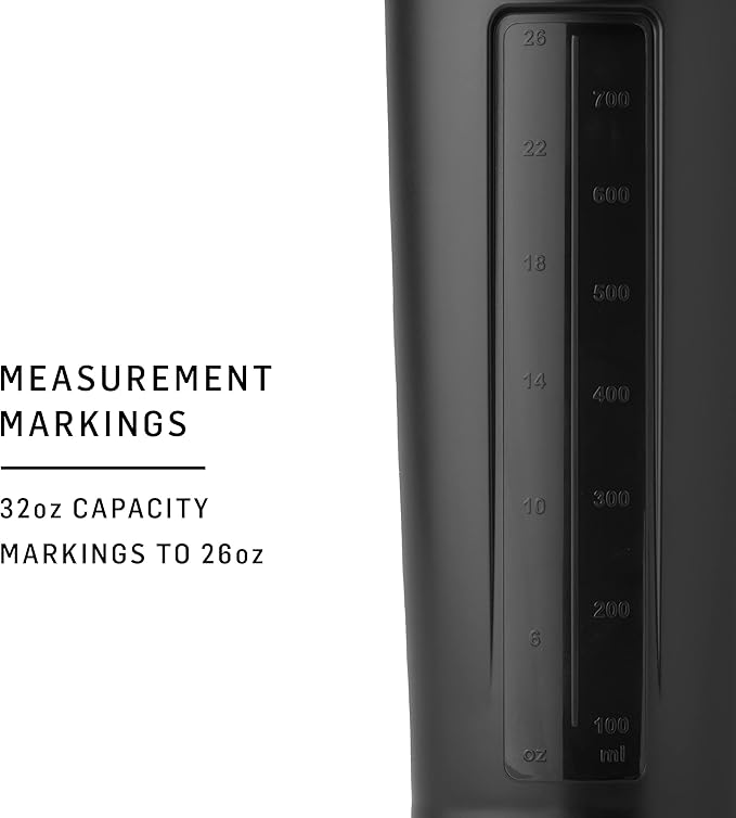 BlenderBottle Classic V2 Shaker Bottle Perfect for Protein Shakes and Pre Workout, 32-Ounce, Ocean Blue