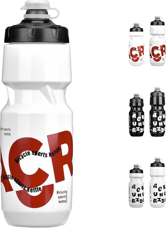 Bike Water Bottle 21oz Bicycle Water Bottle for 5hrs Insulation Sports Squeeze Water Bottle with Leakproof DesignFits Most Bike Cages (Red 26)