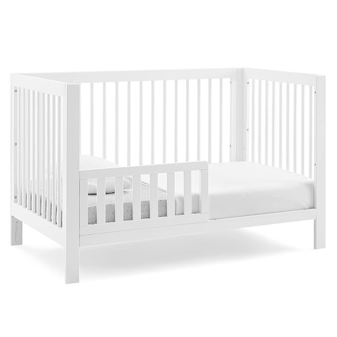 GAP babyGap Charlie 6-in-1 Convertible Crib - Greenguard Gold Certified, Bianca White