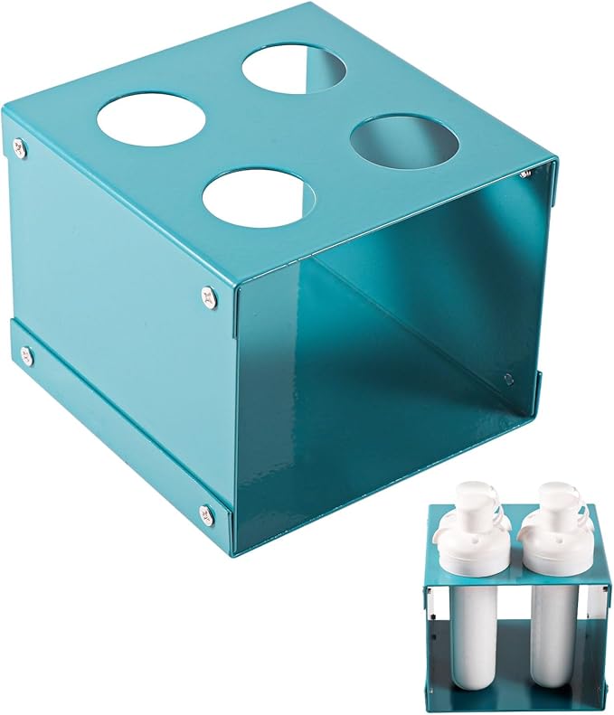 Sip Cartridge Storage Rack, Cartridge Holder Case Organizer Square Support Shelf Accessories Compatible with Cirkul Holding 4 Cartridges (Blue)