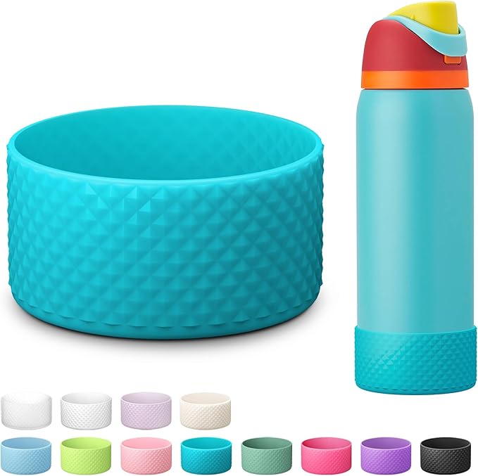 Silicone Boot for Owala Water Bottle 24 oz 32 oz 40 oz, Anti-Slip Protective Sleeve for FreeSip/Twist/Flip Stainless Steel Water Bottles Accessories