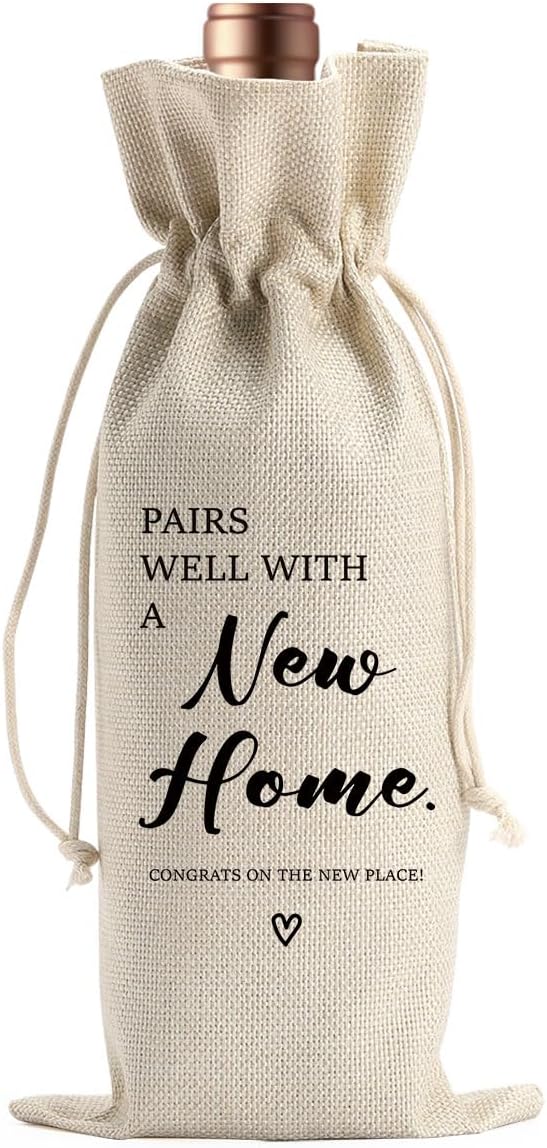House Warming Gifts New Home New Home Gift Ideas Pairs Well With a New Home Wine Bag Realtor Gift to Clients First New Home Gifts Housewarming Gifts New Home Wine Bag New Home Owner Gifts