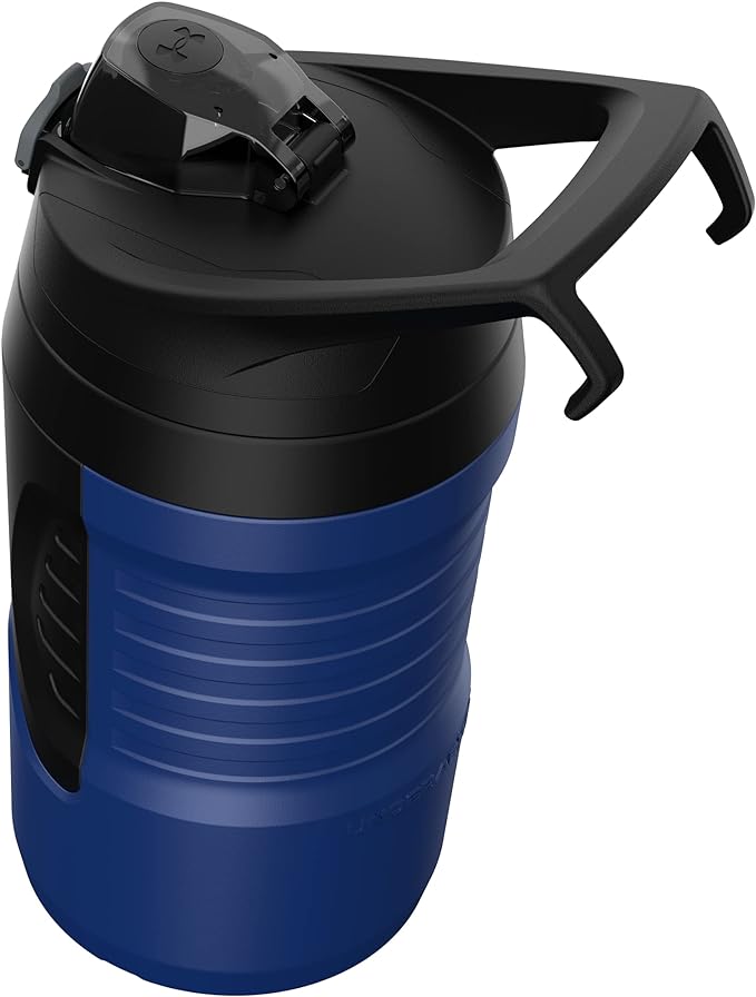 Under Armour Sports Water Jug, 32 oz Insulated Water Bottle w/Handle, Fence Hook, Leak Resistant, Baseball, Football & More