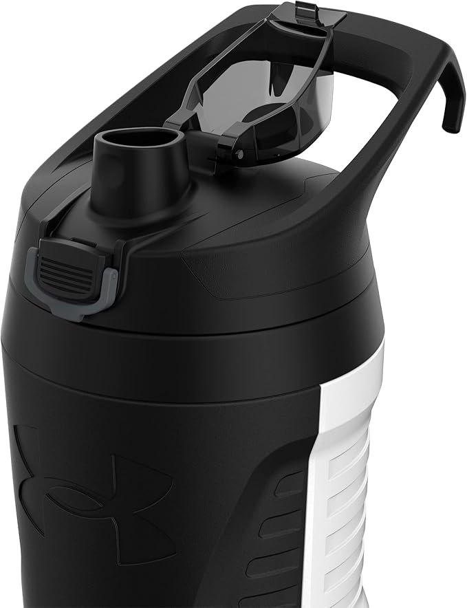 Under Armour Sports Water Jug, 32 oz Insulated Water Bottle w/Handle, Fence Hook, Leak Resistant, Baseball, Football & More