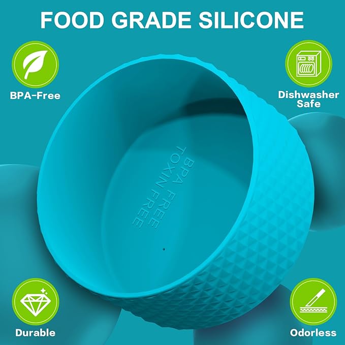 Silicone Boot for Owala Water Bottle 24 oz 32 oz 40 oz, Anti-Slip Protective Sleeve for FreeSip/Twist/Flip Stainless Steel Water Bottles Accessories