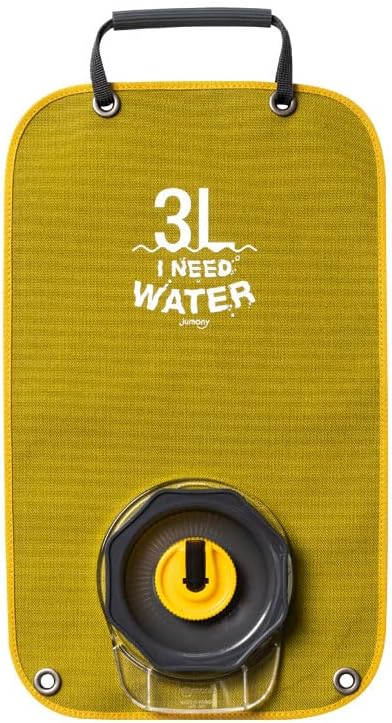 Camping Water Bag, Collapsible Militeries material Water Bladder, Outdoor Traveling Camping Water Storage, Wide Mouth, Washable Reusable BPA Free (0.8Gallon/3L) (MOUNTAIN GREEN)