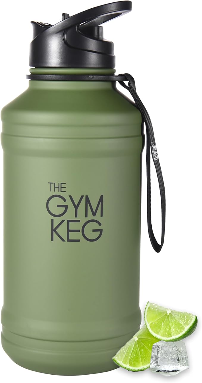 THE GYM KEG Stainless steel water Bottel_ Keg Stainless Steel Bottle - Leak-Proof, Insulated Beverage Container for Hot & Cold Drinks - Durable, Versatile & Kid-Safe - New
