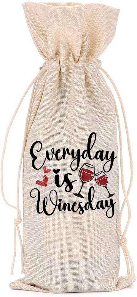 Funny Wine Quotes Wine Bag Wine Tasting Party Supplies for Wine Lovers Women Men Bride Groom Friend Mommy Christmas Birthday Wedding Bachelorrette Party Wine Bags