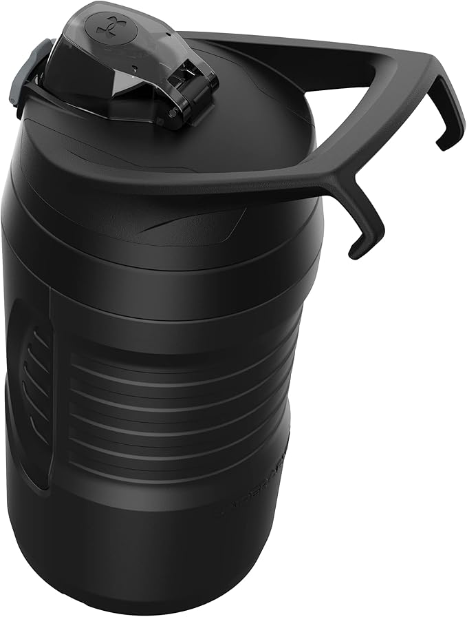 Under Armour Sports Water Jug, 32 oz Insulated Water Bottle w/Handle, Fence Hook, Leak Resistant, Baseball, Football & More