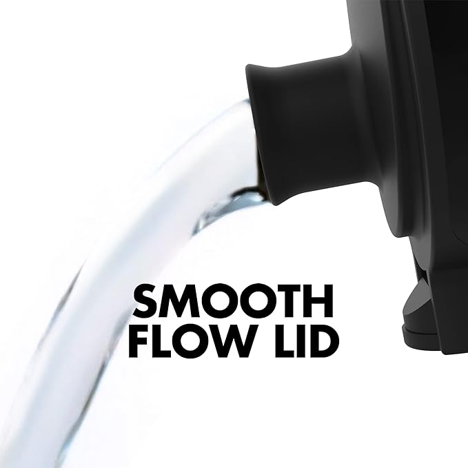 Ion8 Small Water Bottle, 350 ml/12 oz, Leak Proof, Easy to Open, Secure Lock, Dishwasher Safe, BPA Free, Carry Handle, Hygienic Flip Cover, Easy Clean, Odor Free, Carbon Neutral, Aqua Blue