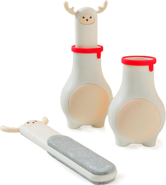 Lint Remover for Travelling, Mini Hair Remover for Clothes, Dog Cats Hair Remover, Mini Lint Brush, Better Than Lint Roller, Fur Cleaning Brush C (Yellow)