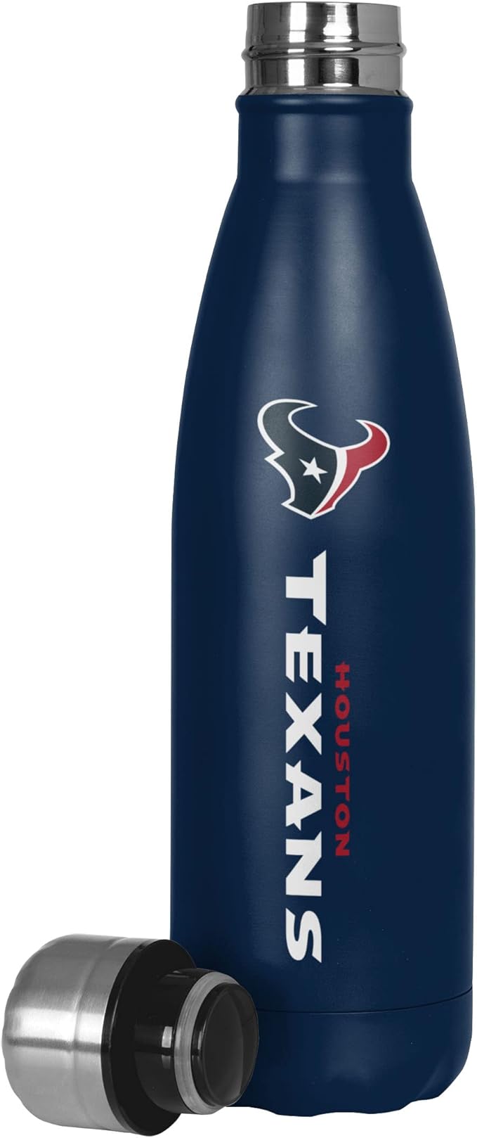 FOCO NFL unisex-adult NFL Team Logo Wordmark Chill Water Bottle