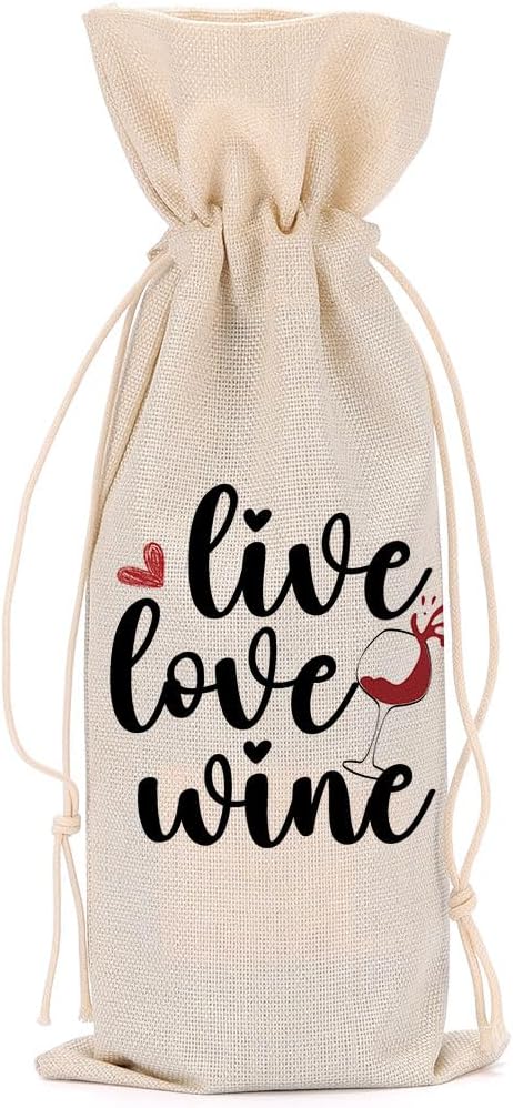 Funny Wine Quotes Wine Bag Wine Tasting Party Supplies for Wine Lovers Women Men Bride Groom Friend Her Christmas Birthday Wedding Bachelorrette Party Wine Bags