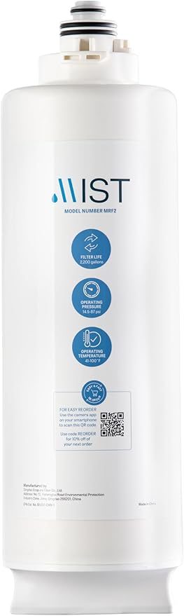Mist Multiple Reverse Osmosis Replacement Filter for Mist Reverse Osmosis Systems MRO001 & MRO002