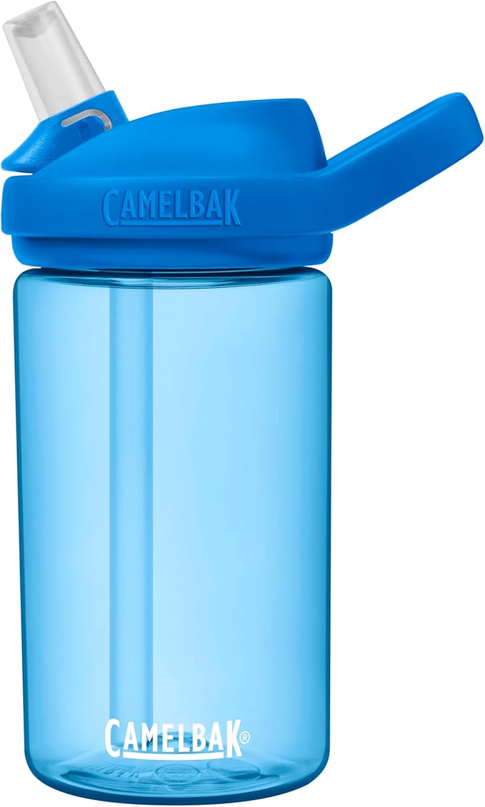 CamelBak Eddy+ 14oz Kids Water Bottle with Tritan Renew – Straw Top, Leak-Proof When Closed