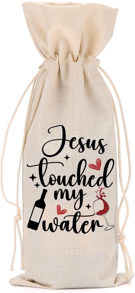 Funny Wine Quotes Wine Bag Wine Tasting Party Supplies for Wine Lovers Christian Women Men Bride Groom Christmas Birthday Wedding Bachelorrette Party Wine Bags