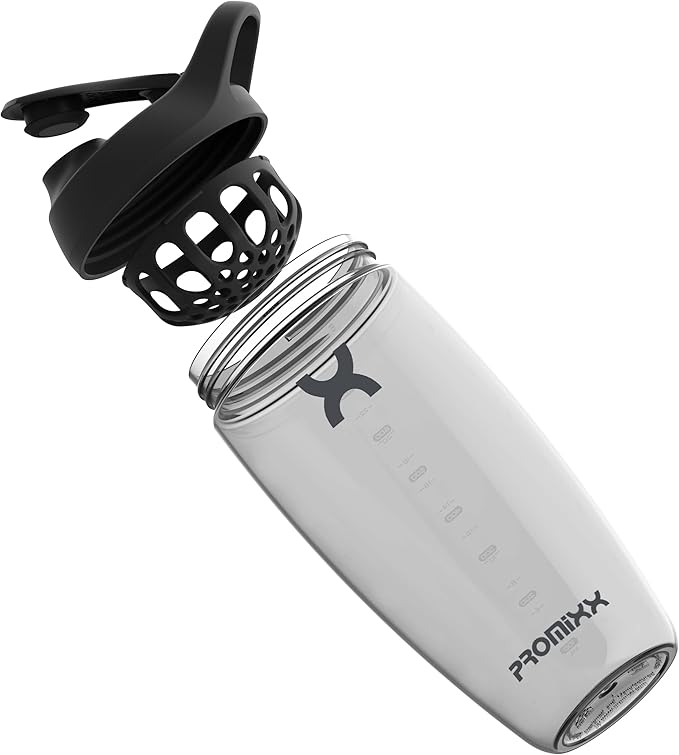 Promixx PURSUIT Protein Shaker Bottle – Premium Sports Blender Bottles for Protein Mixes and Supplement Shakes – Easy Clean, Durable Protein Shaker Cup