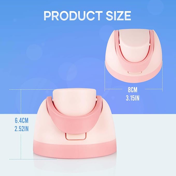 Replacement Lid for Owala Freesip, Compatible with Owala 16oz, 24oz, 32oz, 40oz Cups, One-Button Leak-Proof Water Bottle Top Lid, BPA-Free Lid Replacement Accessories (Pink)