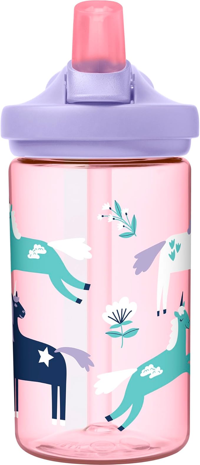 CamelBak Eddy+ 14oz Kids Water Bottle with Tritan Renew – Straw Top, Leak-Proof When Closed - Limited Edition Colors