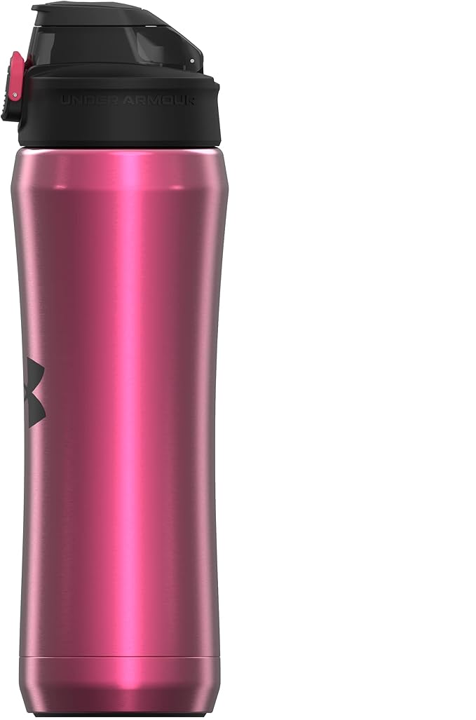 Under Armour 18oz Beyond Stainless Steel Water Bottle, Vacuum Insulated, Self Draining Protective Cap, Leak Proof, For Kids & Adults, All Sports, Gym