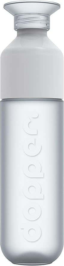 Preserve Dopper Water Bottle, 15.25 Ounce, Pure White