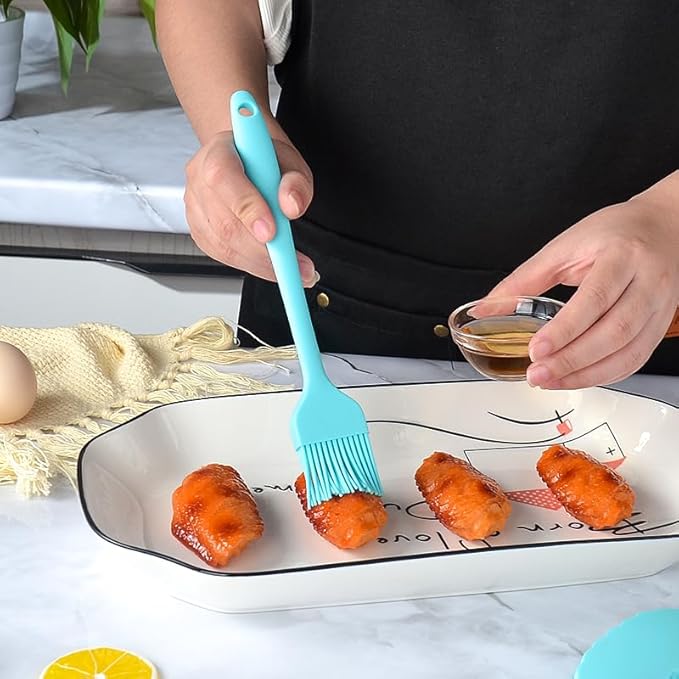 Cooking Set for Kids, Real Cooking Kids Baking Set with Organizer Carrying Case for Girls, Kitchen Tools Kids Knife Set for Boys, Kid, Toddler, Gift, Toys-Blue