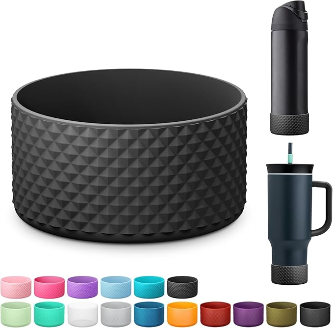 Silicone Boot for Owala Water Bottle 24 oz 32 oz 40 oz, Anti-Slip Protective Sleeve for FreeSip/Twist/Flip Stainless Steel Water Bottles Accessories