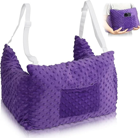 Post Mastectomy Pillow for Breast Reduction & Augmentation Patients After Heart Post Breast Cancer Surgery Mastectomy Recovery Breast Pillow Offers Support & Comfort-Surgery Gift for Women(Lavender)