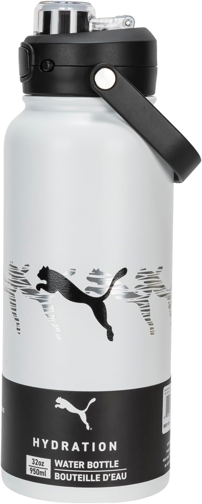 PUMA Evercat 32 oz Alpha Chug Bottle, White, OS