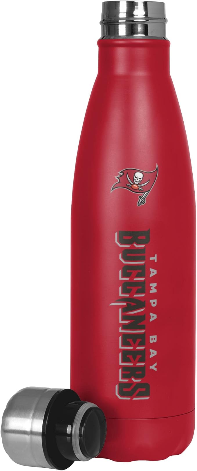 FOCO NFL unisex-adult NFL Team Logo Wordmark Chill Water Bottle