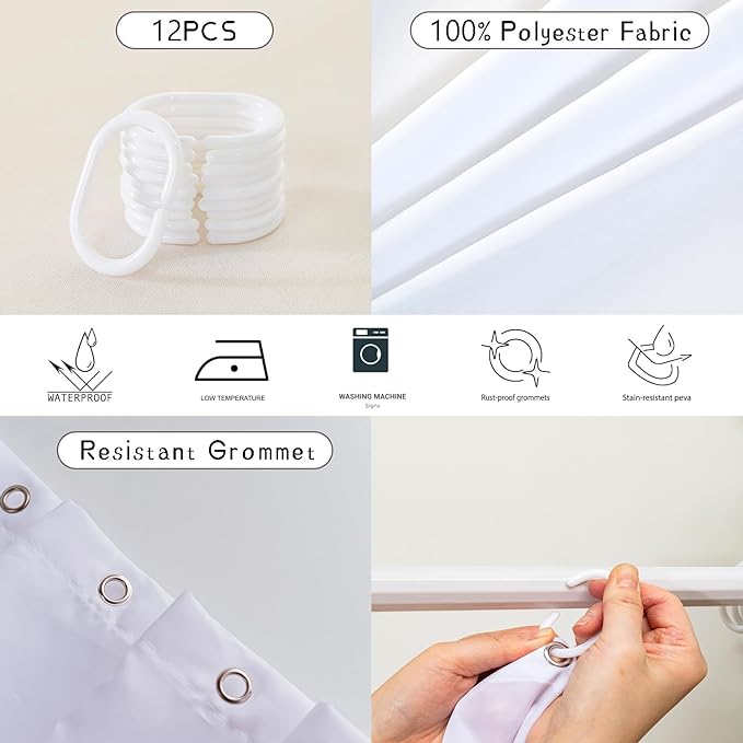 AILONEN Beautiful Butterfly Shower Curtain for Kids Girls Boys, Flying Butterfly Bath Curtains for Bathroom,Blossoming Lavender Flowers Shower Curtain Set with Hooks,72" W*78" H