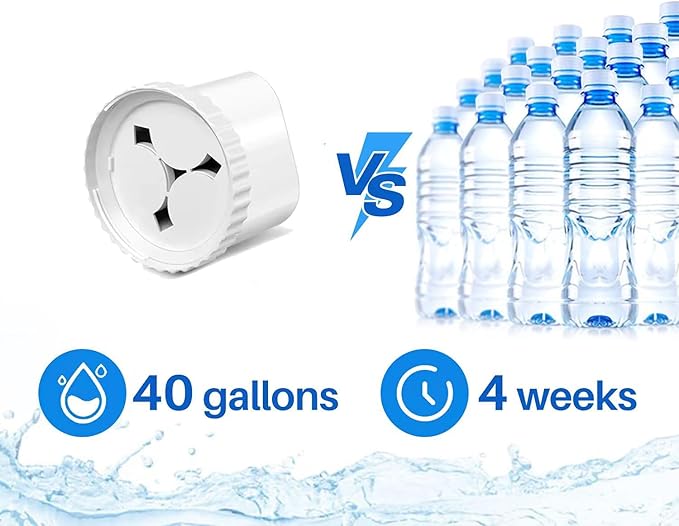 Water Pitcher Filter Replacement For Epic water filter，Simultaneously compatible with Epic Pure, Seychelle, Aquagear Dispenser.BPA Free. Removes Fluoride, Chlorine, Lead(4pack) (4)