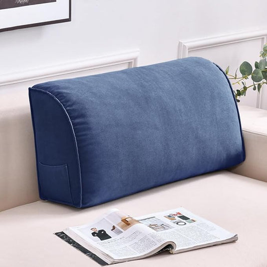 Couch Back Cushion Decorative Throw Pillows with Removable Pillowcase Sofa Waist Cushion Lumbar Support Backrest Pillow for Living Room Headboard Reading Pillow