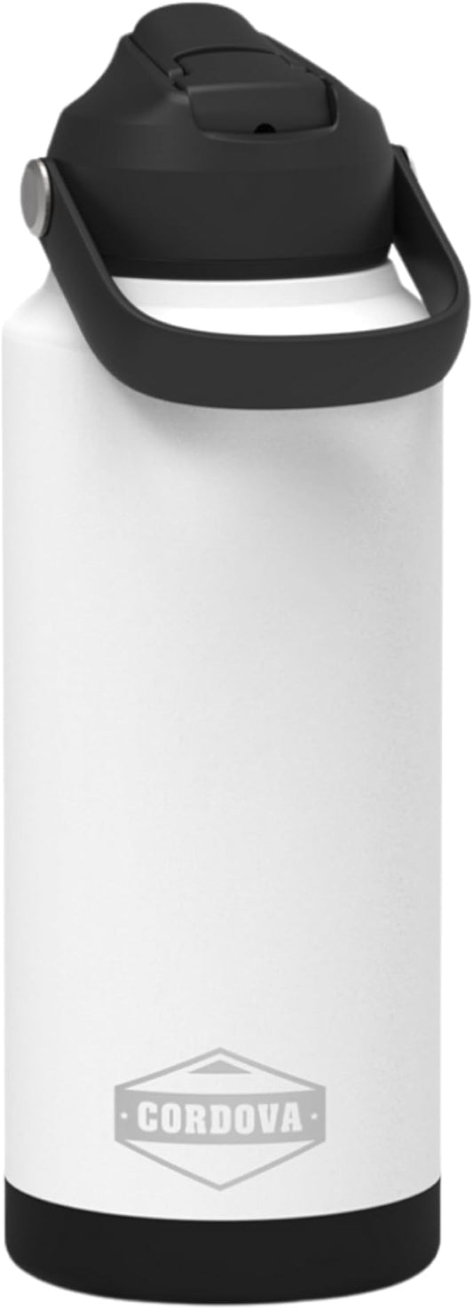 Cordova Outdoors Trailhead Class Water Bottle, Snowcap, 32 oz
