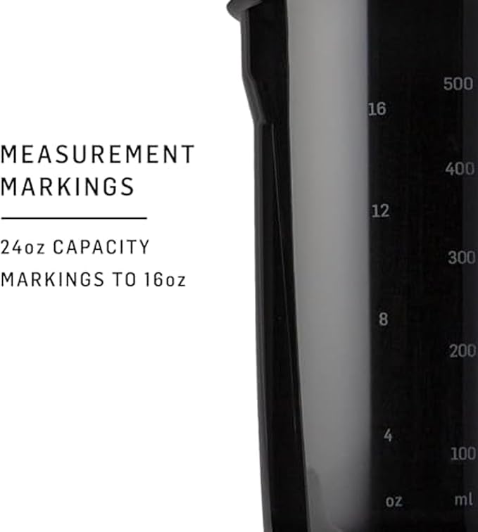 BlenderBottle Strada Shaker Cup Perfect for Protein Shakes and Pre Workout, 24-Ounce, Yellow