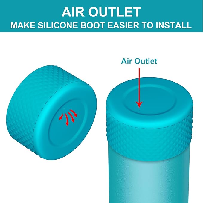 Silicone Boot for Owala Water Bottle 24 oz 32 oz 40 oz, Anti-Slip Protective Sleeve for FreeSip/Twist/Flip Stainless Steel Water Bottles Accessories