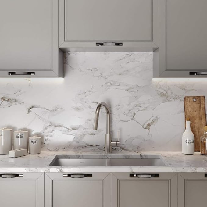 Kraus Oletto Spot Free Stainless Steel Dual Function Kitchen Faucets with Pull Down Sprayer, KPF-2620SFS