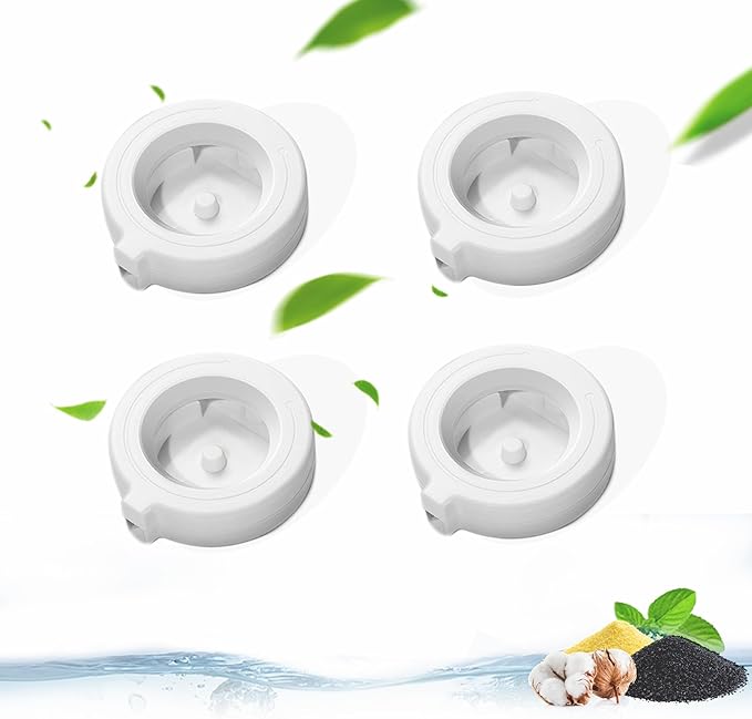 Replacement Filters for 3.6L/4.6L/6L/8L Gravity Pet Water Dispenser, Dog Water Filter for Automatic Pet Waterer,Triple Filtration Pet Fountain Filter,Water Feeder Filter for Cats and Dogs