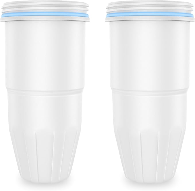 Water Filter Replacement Compatible with Zero Pitchers and Dispenser, Multiple-Stage Replacement Water Filters for ZR-017 ZR-001 ZR-004 ZD-013 ZS-008, Reduce Chlorine TDS PFOA/PFOS, 2Pack