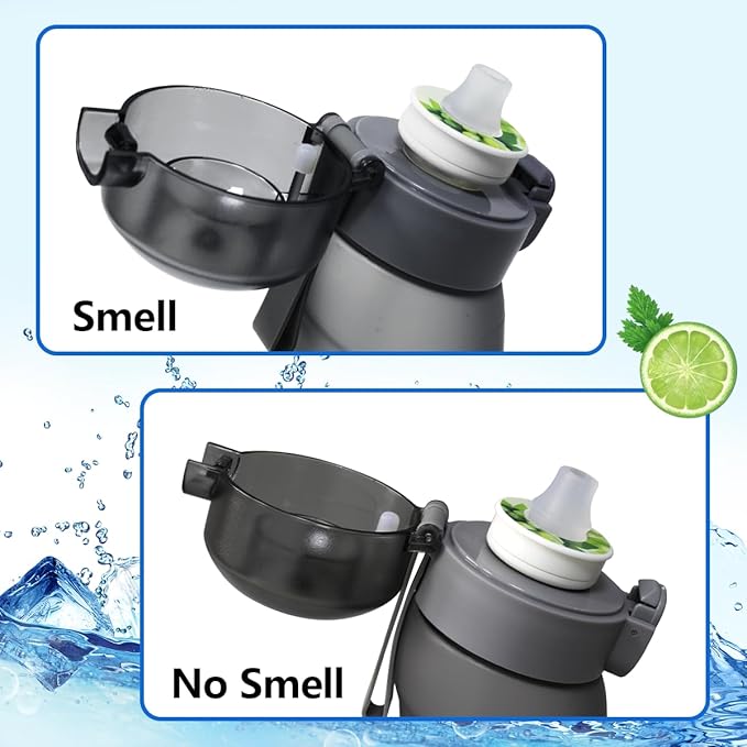 Air Water Bottle with 7Pcs Flavor Pods 26.3Oz Scent Water Bottle Fruit Fragrance Water Bottle,Scent Water Cup,Sports Water Cup Suitable for Outdoor Sports