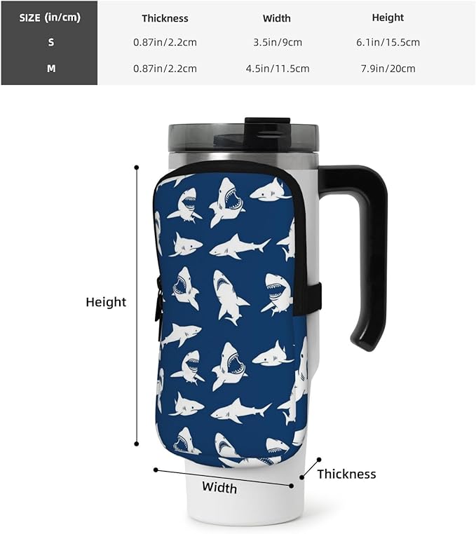 Galaxy Mandala Water Bottle Pouch for Stanley Cup 40oz 30oz,Personalized Gym Purse for Men Women, Tumbler Pouch with Versatile Pocket Water Bottle Bag for Cards, Keys, Phone