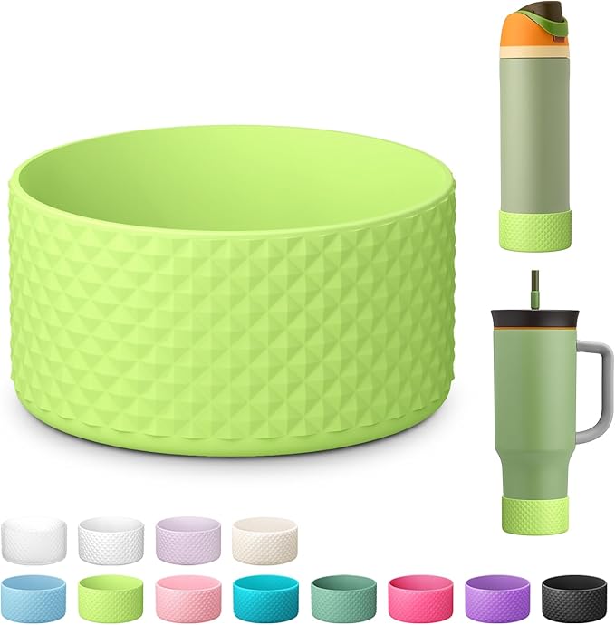 Silicone Boot for Owala Water Bottle 24 oz 32 oz 40 oz, Anti-Slip Protective Sleeve for FreeSip/Twist/Flip Stainless Steel Water Bottles Accessories