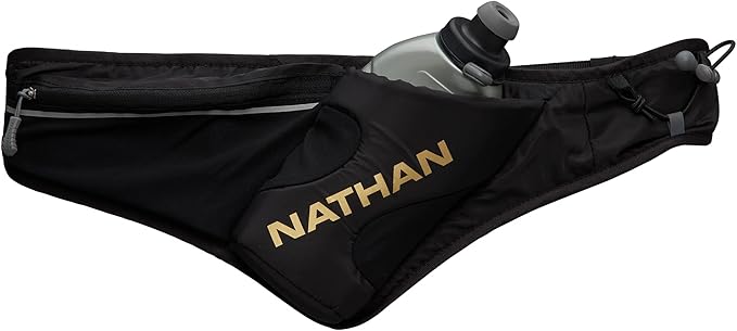 Nathan Peak Hydration Waist Pack with Storage Area & Run Flask 18oz – Running, Hiking, Camping, Cycling