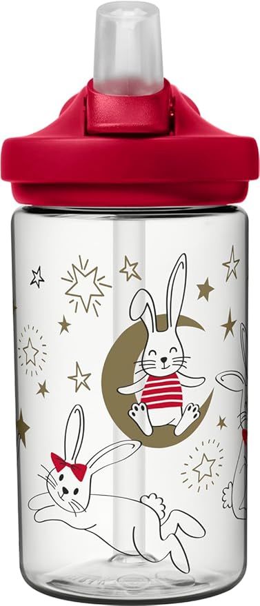 CamelBak Eddy+ 14oz Kids Water Bottle with Tritan Renew – Straw Top, Leak-Proof When Closed