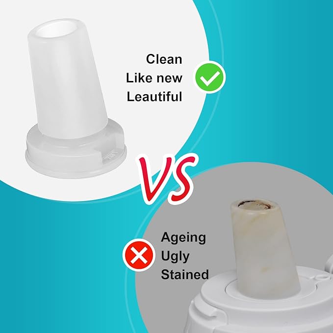 4 Pack Water Bottle Mouthpiece Replacement for Brita Water Bottle, Silicone Water Bottle Bite Valve Replacement Parts Compatible with Brita Filter Water Bottles & Brita Stainless Steel Water Bottle