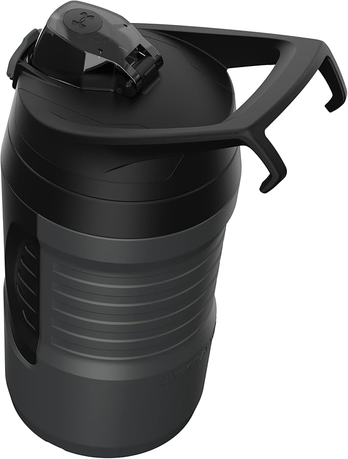 Under Armour Sports Water Jug, 32 oz Insulated Water Bottle w/Handle, Fence Hook, Leak Resistant, Baseball, Football & More