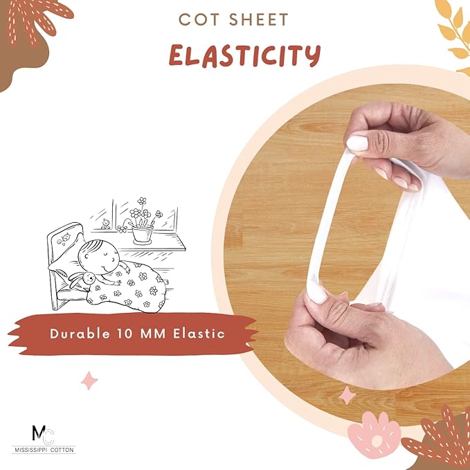 Pack of 24 Cot Sheet for Daycare Preschool Cot Bed -Polyblend Fabric with Corner Elastic Cots Sheets Fits On 22" X 52" Inches Size Toddler and Preschool Daycare Cot White 22 X 52 Size