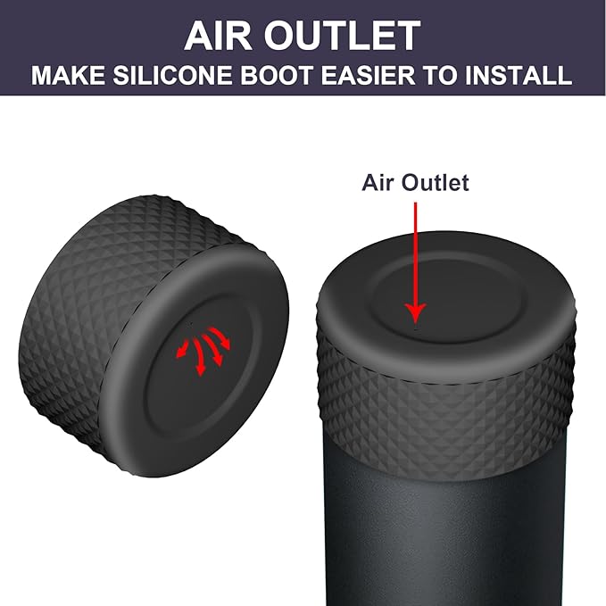 Silicone Boot for Owala Water Bottle 24 oz 32 oz 40 oz, Anti-Slip Protective Sleeve for FreeSip/Twist/Flip Stainless Steel Water Bottles Accessories