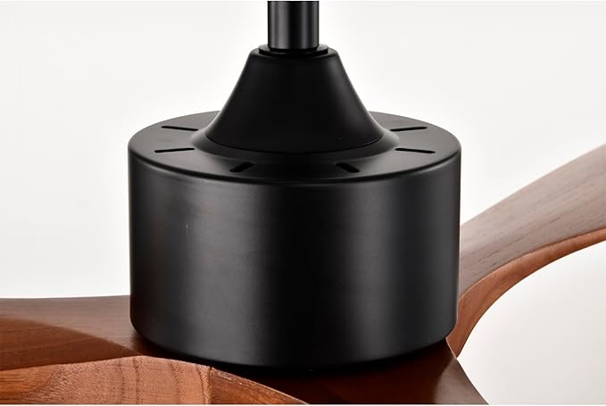 Tariq 52-inch Solid Wood and Metal Lighted Ceiling Fan with LED Lighting